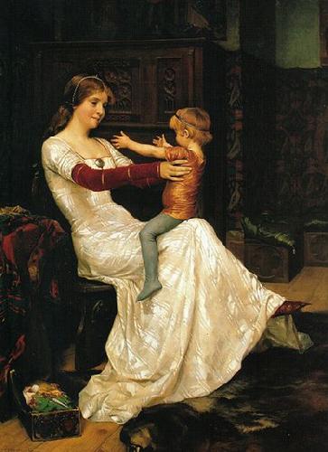 Albert Edelfelt Queen Blanka oil painting picture